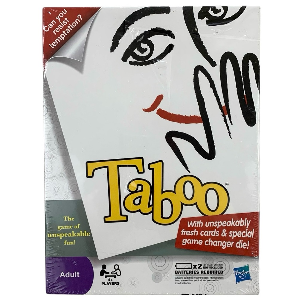 Taboo Board Game Hasbro 2010 New Sealed
